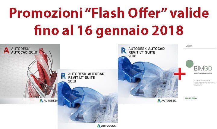 Promozioni Flash Offer AutoCAD e Revit LT Suite