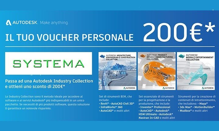 SConto 200 euro passaggio ad Industry Collection