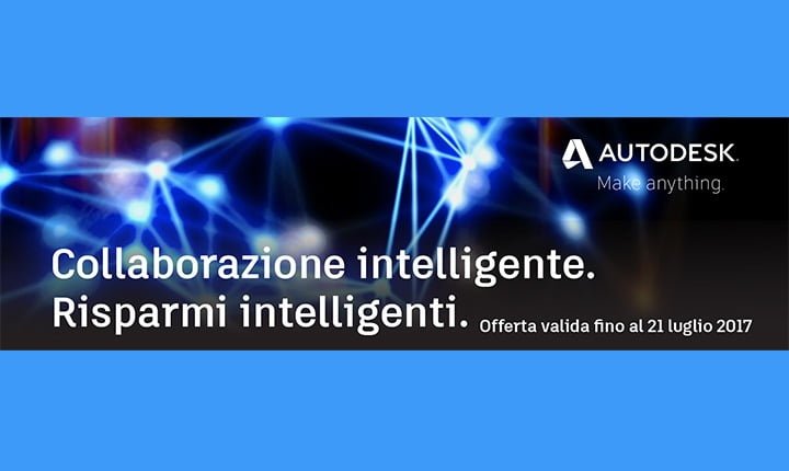 Promozioni Autodesk valide fino al 21 luglio