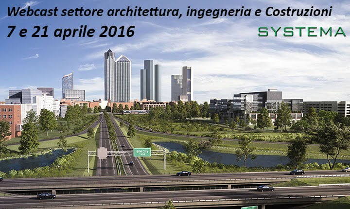 Webcasr dedicate al settore AEC aprile 2016