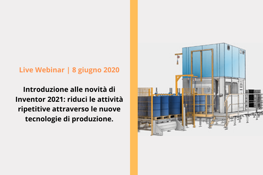 Webcast Autodesk Novità Inventor 2021