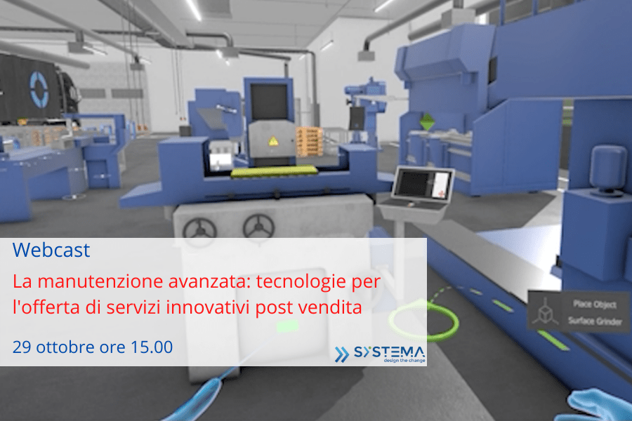 Webcast realtà virtuale manutenzione