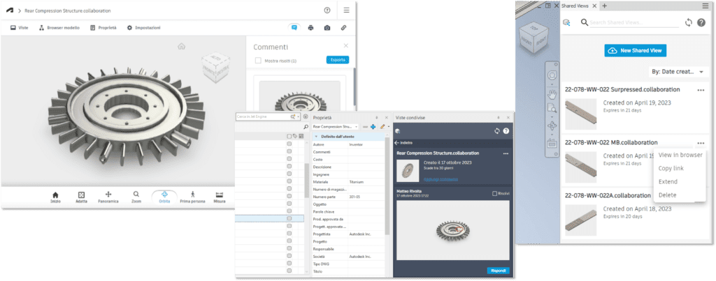 Viste Condivise in Inventor