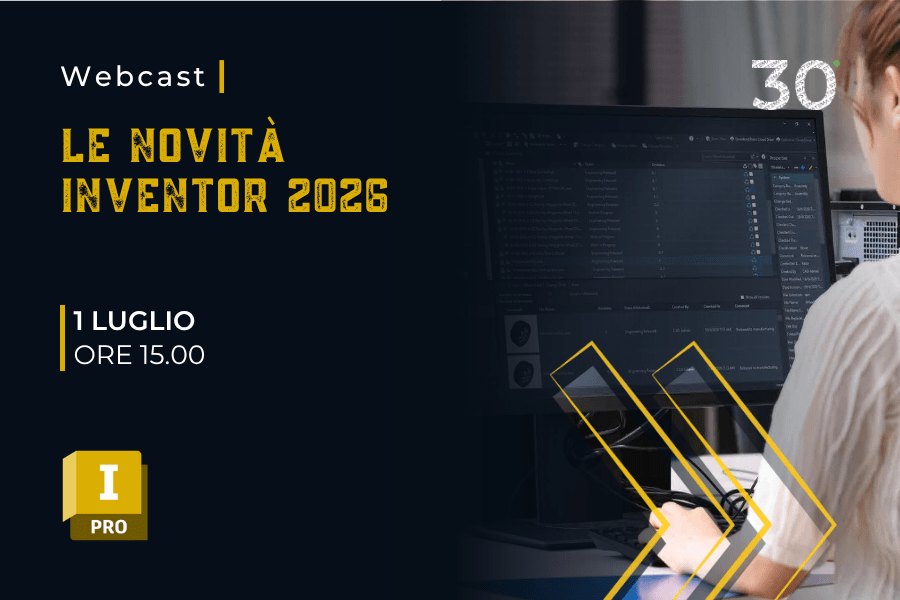 Webcast Novità Inventor 2026 | 1 luglio 2025